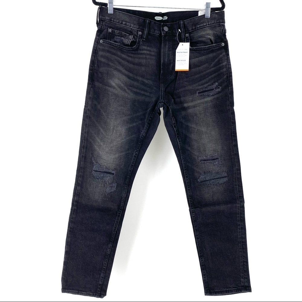 Old Navy Men's Ripped Basic Skinny Jeans - 34x30